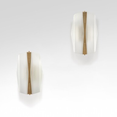 View full screen - View 1 of Lot 103. Pair of wall lights, model no. 2093.