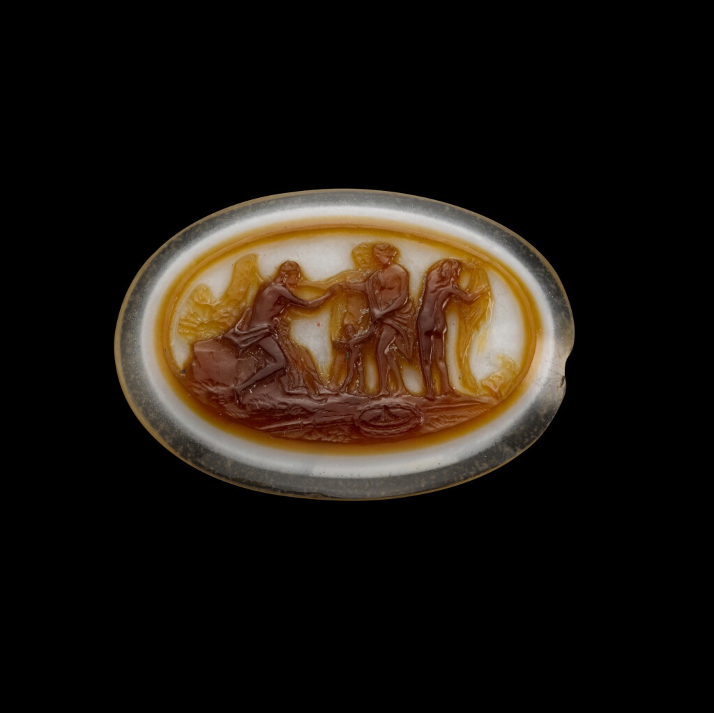 View full screen - View 1 of Lot 38. ITALIAN, 18TH CENTURY | CAMEO WITH THE JUDGEMENT.