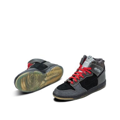 View full screen - View 1 of Lot 854. Nike SB Dunk High Premium ‘MF DOOM’ | Size 10.