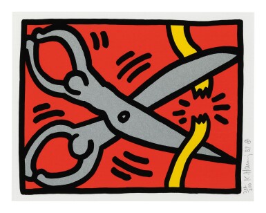 View full screen - View 1 of Lot 38. KEITH HARING | POP SHOP III: ONE PLATE (LITTMANN P. 144).