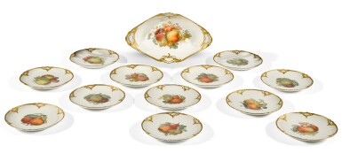 View full screen - View 1 of Lot 123. A Berlin (K.P.M.) part dessert service, circa 1910.
