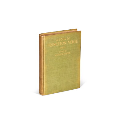 View full screen - View 1 of Lot 401. E. Wilson (contributor)—A. Noyes (editor) | A Book of Princeton Verse, 1916, first edition, inscribed by Wilson.