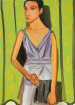 Chantal Joffe 尚塔爾 ‧ 約菲 | Purple Dress 紫色裙子