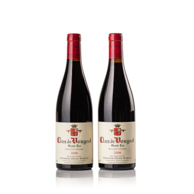 View full screen - View 1 of Lot 124. Clos de Vougeot 2006 Denis Mortet (2 BT).