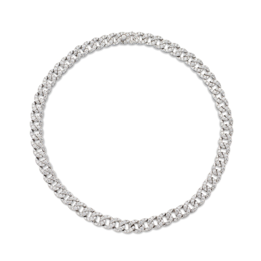 View full screen - View 1 of Lot 1915. Diamond Necklace | Crivelli | 鑽石 項鏈 .
