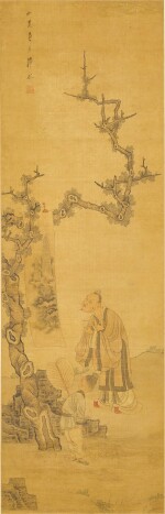 Chen Xiaolian (1634 - circa 1713) 陳小蓮 (1634-約1713) | Scholar Admiring Painting 賞畫圖