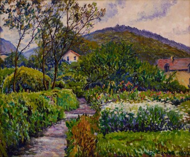 View full screen - View 1 of Lot 821. Le Jardin au printemps.