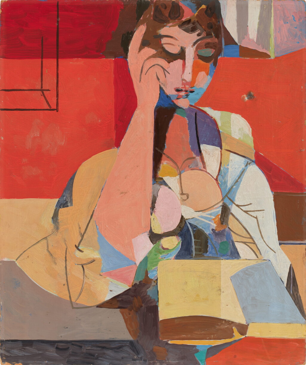 View full screen - View 1 of Lot 39. Lesendes Mädchen (Reading Girl).