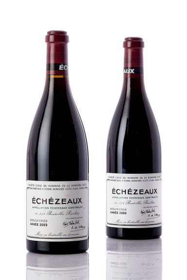 View full screen - View 1 of Lot 7519. Echézeaux 2003 Domaine de la Romanée-Conti (2 BT).