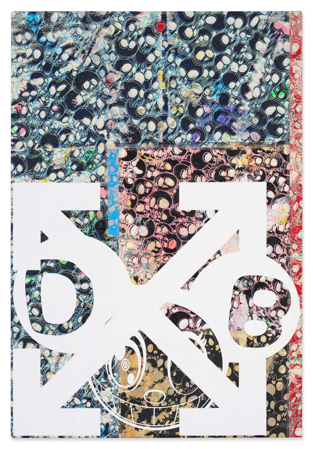 View full screen - View 1 of Lot 234. DOB and Arrows: Patchwork Skulls.