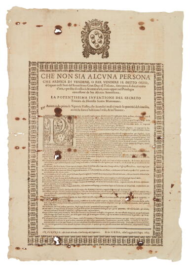 View full screen - View 1 of Lot 547. Scotto, Dionisio | A seventeenth-century snake oil salesman.