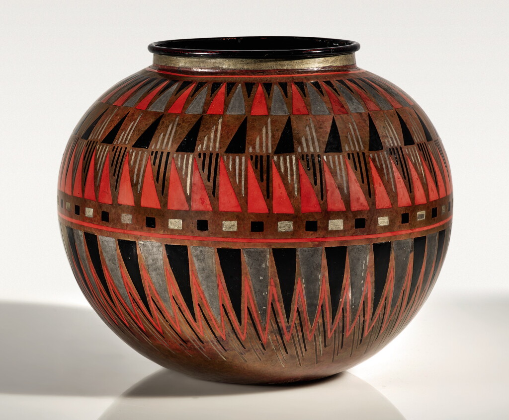 View full screen - View 1 of Lot 275. JEAN DUNAND | VASE.