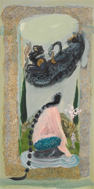 View full screen - View 1 of Lot 69. Shirin and Farhad and the Death of Shab-Rang.