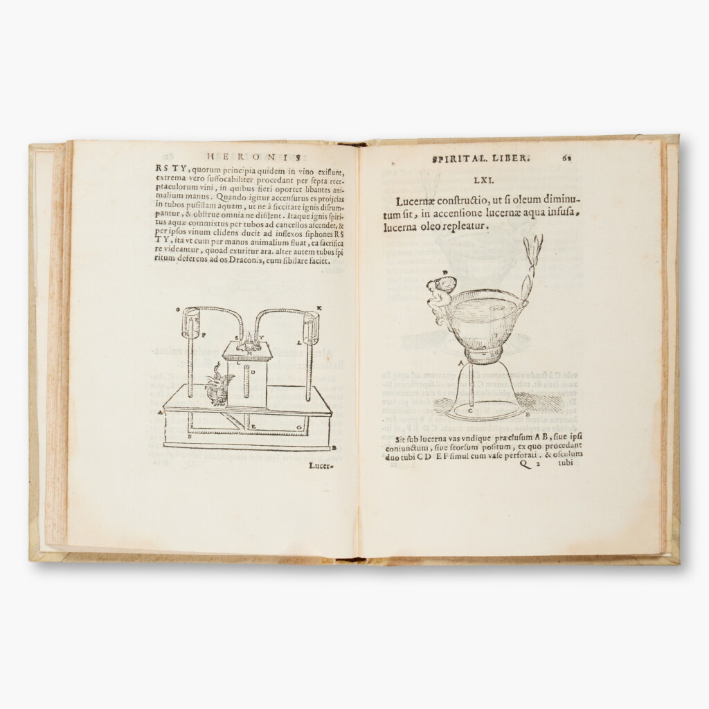 View full screen - View 1 of Lot 23. Hero of Alexandria — Federico Commandino (trans.) | Commandino..., Urbino, 1575, first edition.