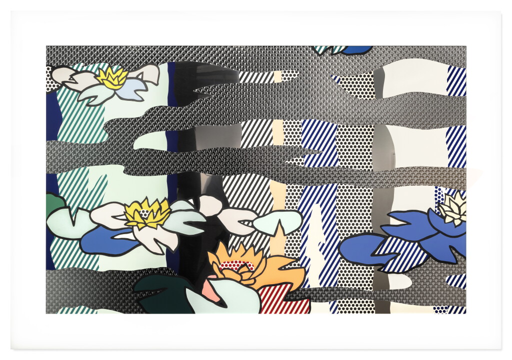 View full screen - View 1 of Lot 640. Water Lily Pond with Reflections.
