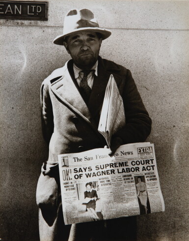 View full screen - View 1 of Lot 23. Newspaper Vendor.
