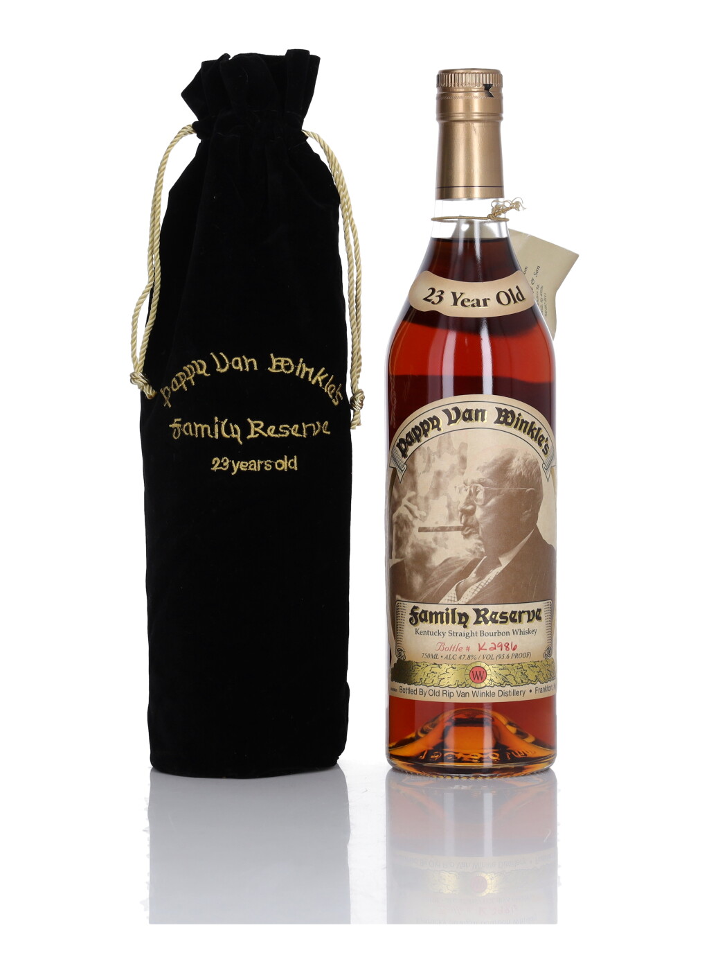 View full screen - View 1 of Lot 161. Pappy Van Winkle's 23 Year Old Family Reserve 95.6 Proof NV (1 Bottle 75cl).