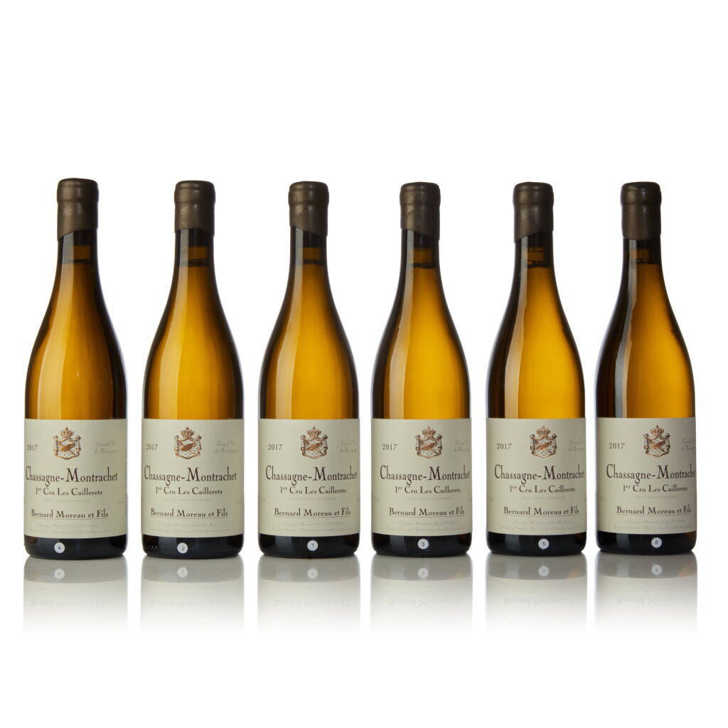 View full screen - View 1 of Lot 291. Chassagne Montrachet, Les Caillerets 2017 Bernard Moreau (6 BT).