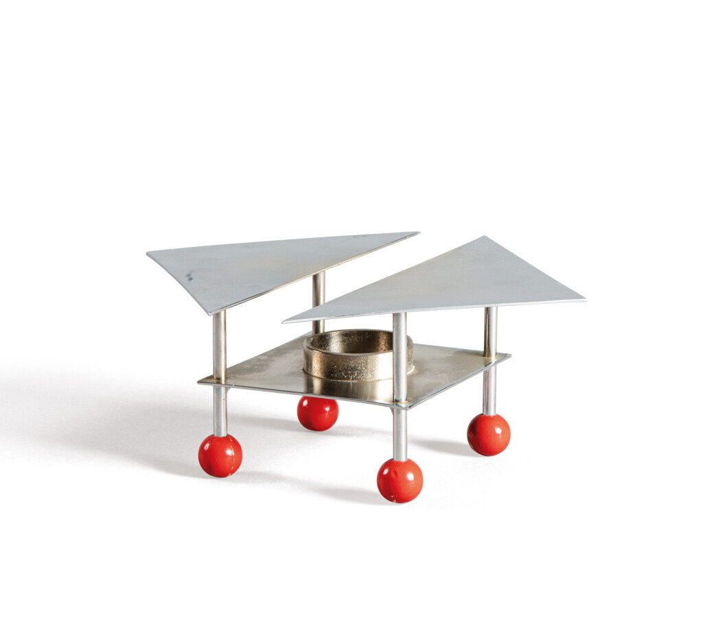 View full screen - View 1 of Lot 57. Tea-light stand, 1980.