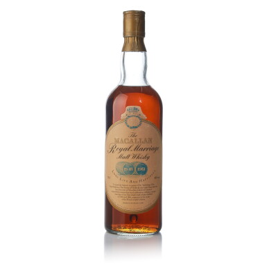 View full screen - View 1 of Lot 218. The Macallan Royal Marriage 1948 and 1961 43.0 abv NV (1 BT 75cl).