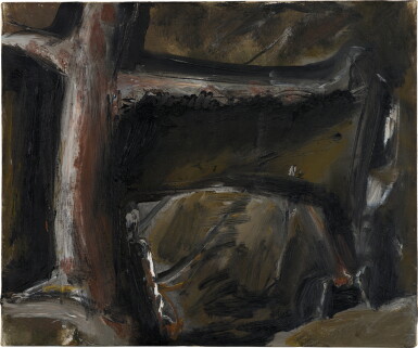 View full screen - View 1 of Lot 77. Composizione con albero.