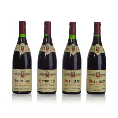 View full screen - View 1 of Lot 303. Hermitage Rouge 1989 Jean-Louis Chave (12 BT).