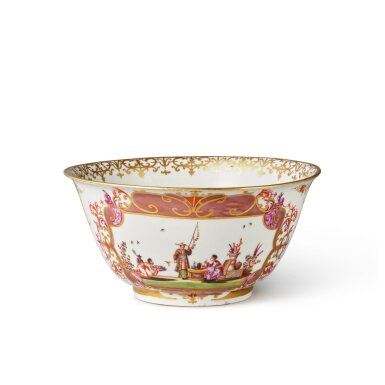 View full screen - View 1 of Lot 61. A Meissen Chinoiserie Waste Bowl, Circa 1728-30.