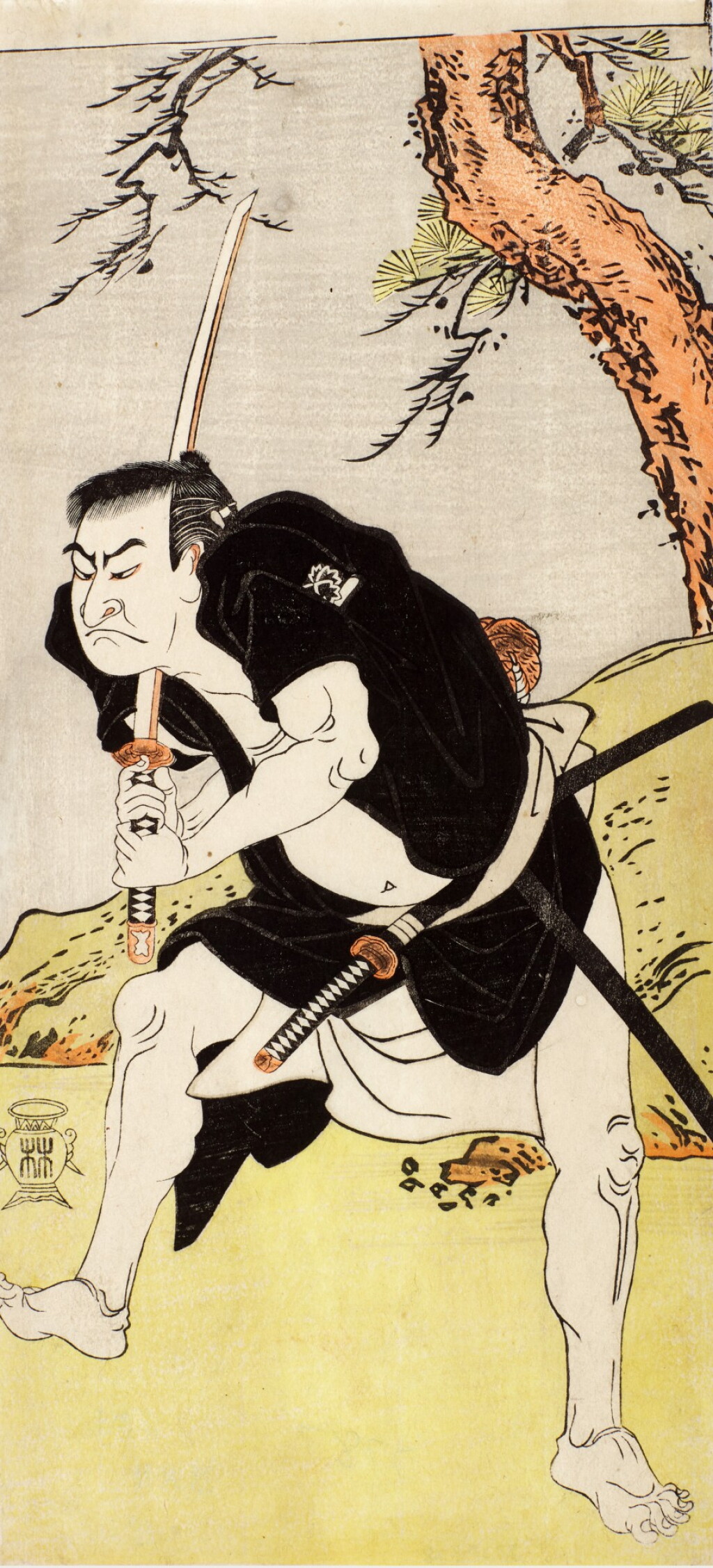 View full screen - View 1 of Lot 7. KATSUKAWA SHUNSHO, (1726-1792), EDO PERIOD, LATE 18TH CENTURY | AN ACTOR .