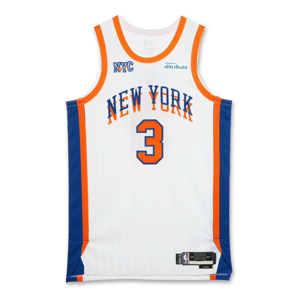 View full screen - View 1 of Lot 50. Josh Hart New York Knicks 2024-2025 Game Worn City Edition Jersey .