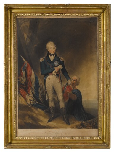 View full screen - View 1 of Lot 64. A COLLECTION OF NINE FRAMED WORKS RELATING TO ADMIRAL LORD NELSON AND BRITISH MARITIME HISTORY.