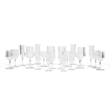 View full screen - View 1 of Lot 25. A Baccarat 'Capri' pattern part service, 20th century.