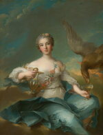 Portrait de Louise-Henriette de Bourbon-Conti, duchesse de Chartres en Hébé