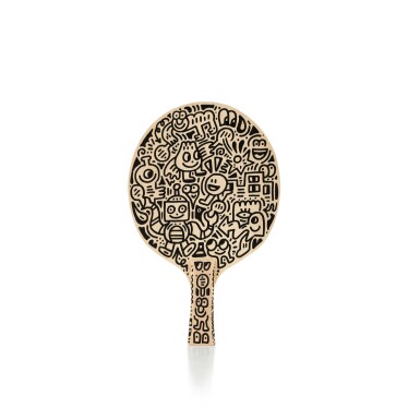 View full screen - View 1 of Lot 49. Ping Pong Racket | 乒乓球拍.