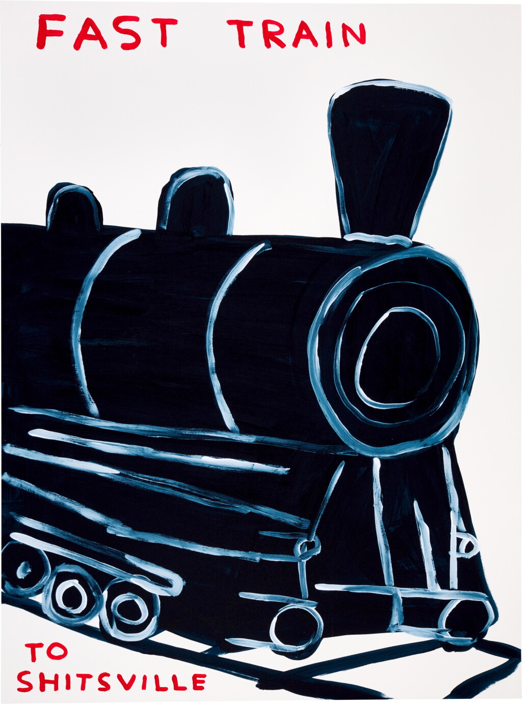 View full screen - View 1 of Lot 95. Untitled (Fast Train to Shitsville).