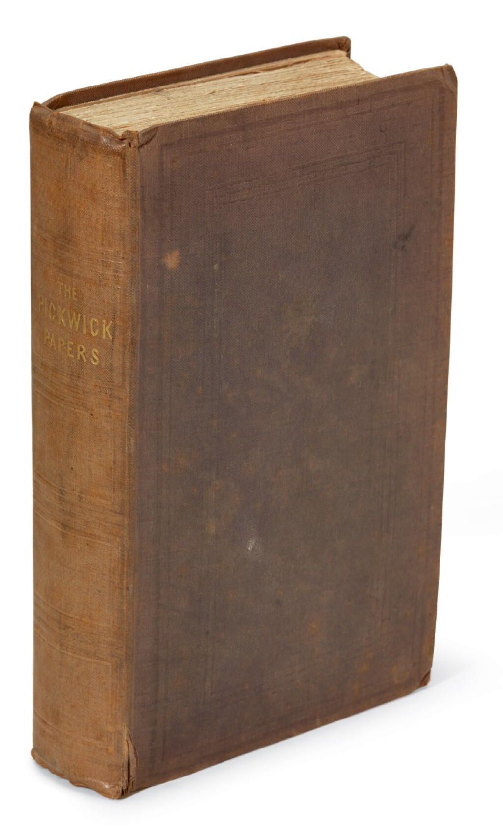 View full screen - View 1 of Lot 22. Dickens, The Posthumous Papers of the Pickwick Club, 1837, first edition in book form.