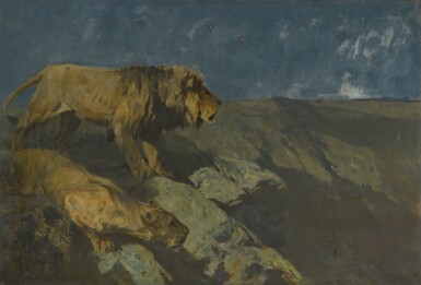 View full screen - View 1 of Lot 136. Under the African Moon.