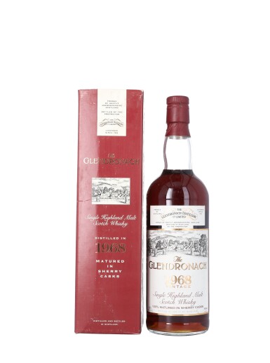 View full screen - View 1 of Lot 5620. The Glendronach Vintage 25 Year Old 43.0 abv 1968 (1 BT75).