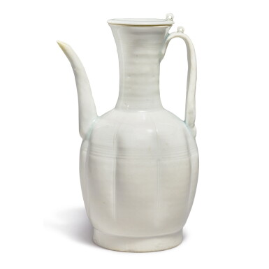 View full screen - View 1 of Lot 230. A Qingbai lobed ewer and cover, Southern Song dynasty | 南宋 青白釉瓜棱式執壺連蓋.