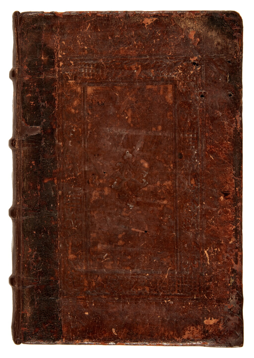 全螢幕檢視 - 查看1024Beda, Ecclesiasticae historiae, Antwerp, 1550, contemporary English blind-stamped calf的1