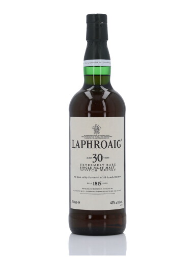 View full screen - View 1 of Lot 211. Laphroaig 30 Year Old 43.0 abv NV (1 Bottle 75cl).