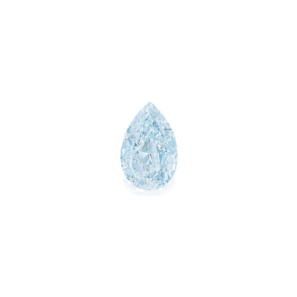 全螢幕檢視 - 查看423 AN IMPORTANT FANCY BLUE DIAMOND RING | 彩藍色鑽石戒指一枚的1