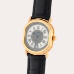 Le Sentier | A yellow gold wristwatch with date | Circa 1999