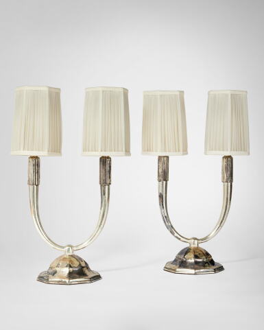 View full screen - View 1 of Lot 124. Pair of Table Lamps.