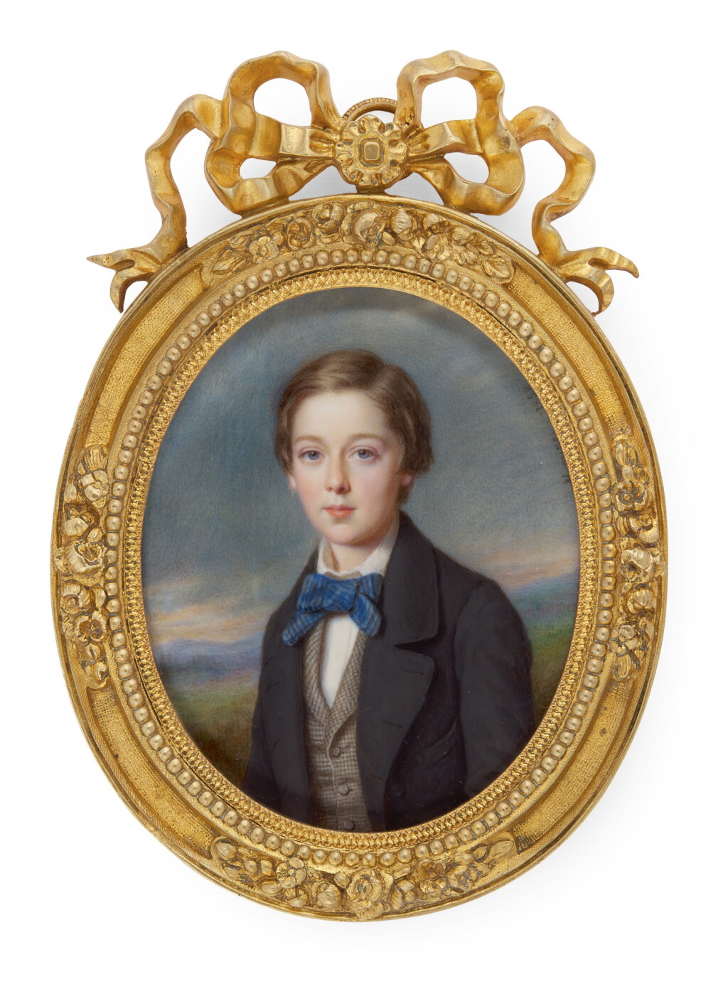 View full screen - View 1 of Lot 194. FRANCOIS MEURET | Portrait of Robert Arthur de Acres, Marquis de l'aigle (1843-1931).