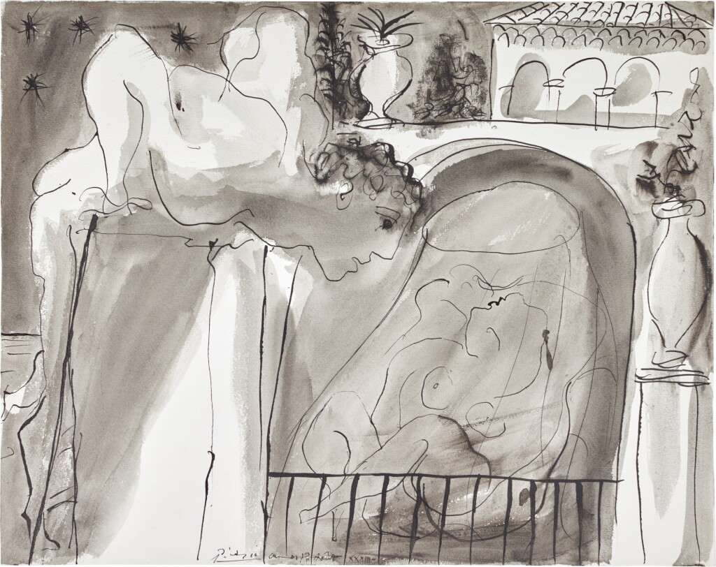 View full screen - View 1 of Lot 66. PABLO PICASSO | LE VOYEUR.
