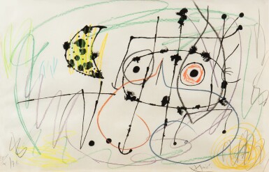 View full screen - View 1 of Lot 121. Sans titre (Le Lézard aux plumes d'or).