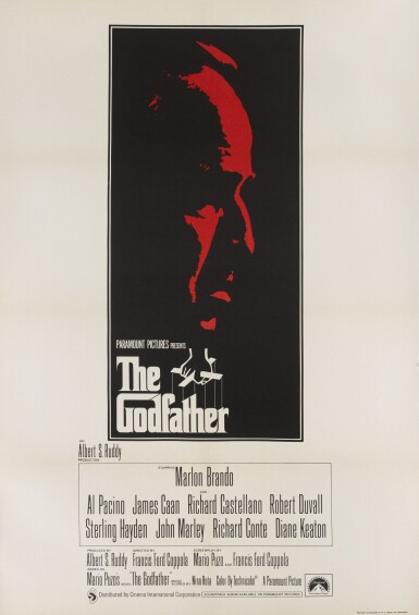 View full screen - View 1 of Lot 32. The Godfather (1972).