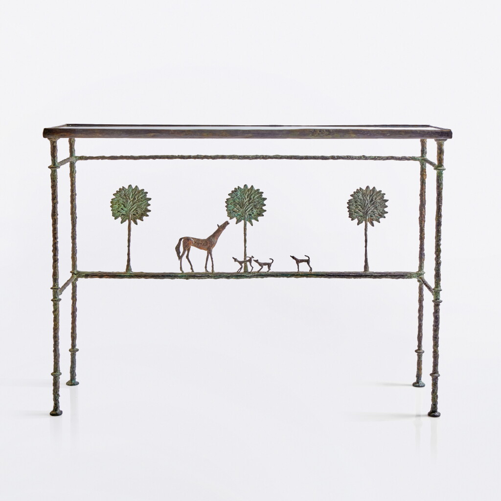 View full screen - View 1 of Lot 530. "Promenade des Amis" Console.