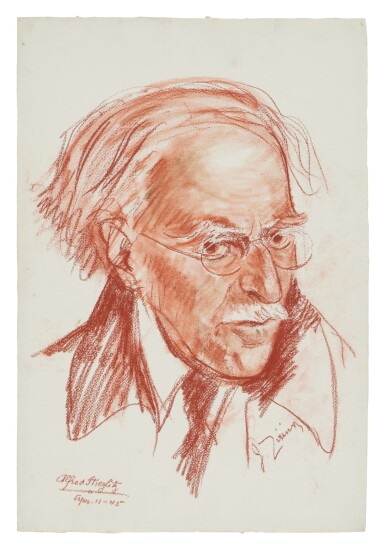 View full screen - View 1 of Lot 1128. Portrait of Alfred Stieglitz.