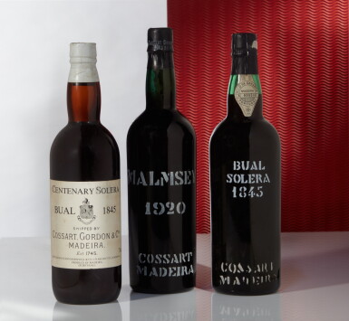 View full screen - View 1 of Lot 143. Bual Centenary Solera 1845 Cossart Gordon & Co. (4 BT) .